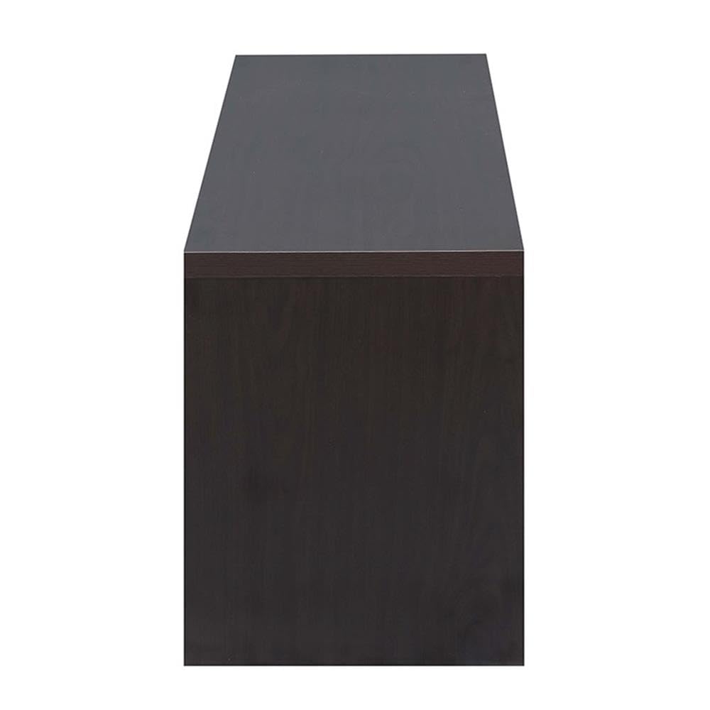 65 inch Espresso TV Stand with Storage Cabinets and Shelves H719