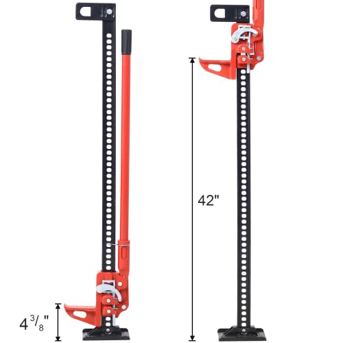48 inch 7000 lbs Capacity Red Farm Jack D94797