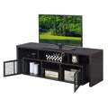 65 inch Espresso TV Stand with Storage Cabinets and Shelves H719