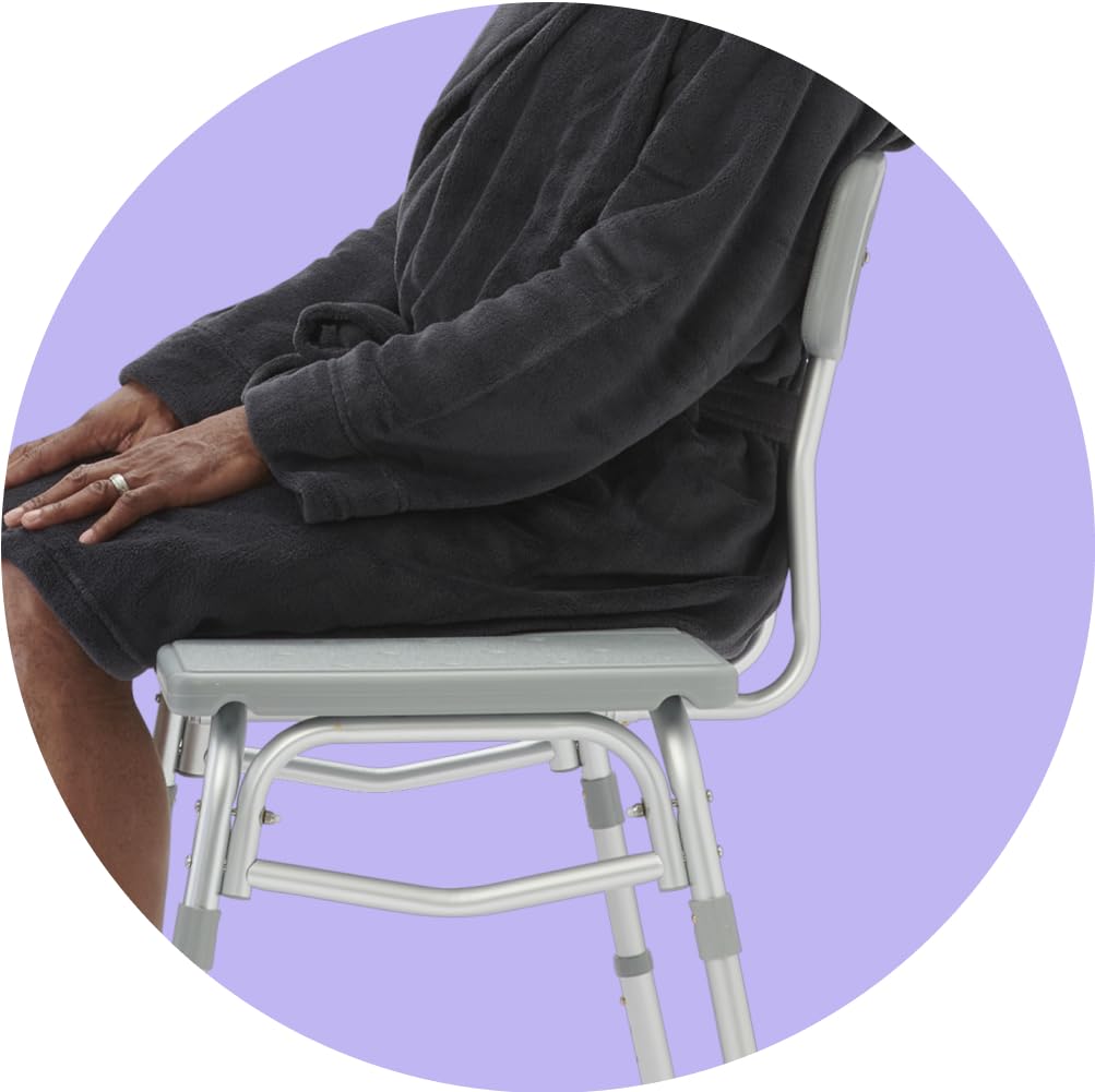 Adjustable Transfer Bench with Slip-resistant Feet V3378