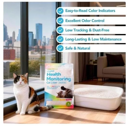 Unscented Color-Changing 8 Lb Cat Litter B21410