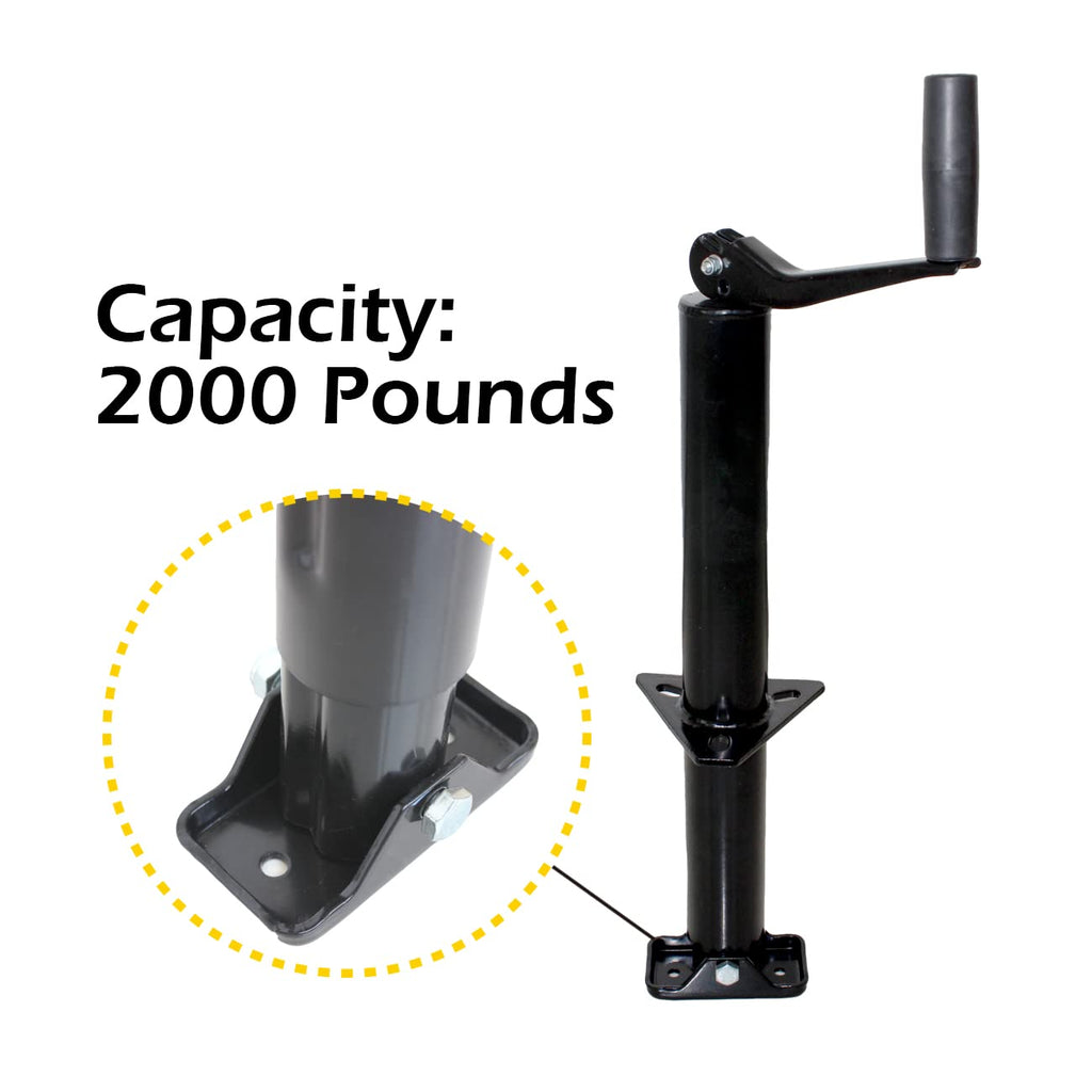 14" A-Frame Trailer Jack with Top Wind 2000 lbs. Capacity P51508