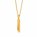 24K Gold Pendant Necklace E403