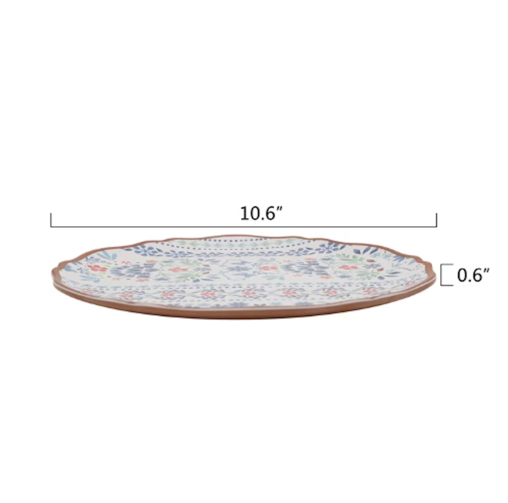 12-Piece Bamboo Melamine Dinnerware Set Y5198