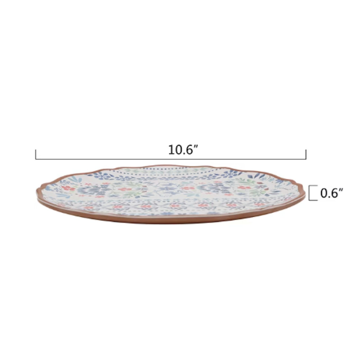 12-Piece Bamboo Melamine Dinnerware Set Y5198