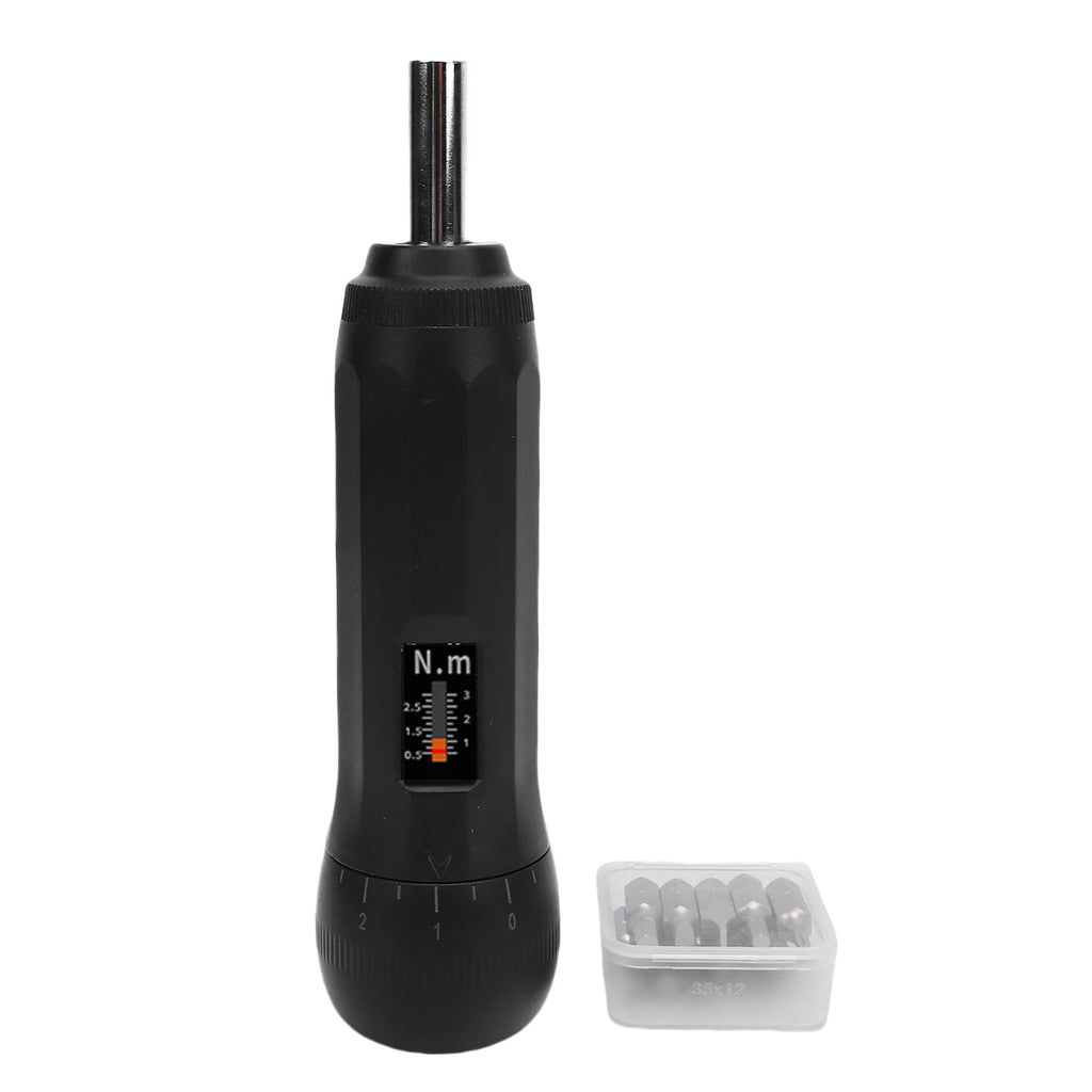 Torque Screwdriver Set 0.5-3N.m 1/4 Inch Drive with S2 Bits Y771007