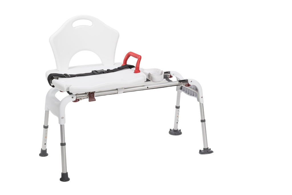 Adjustable Height Sliding Bathtub Transfer Bench Shower Chair A17410