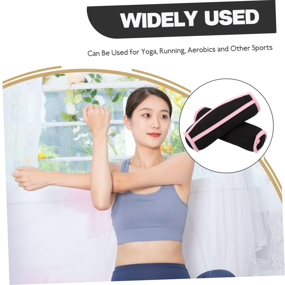 1lb Neoprene Hand Weights J939