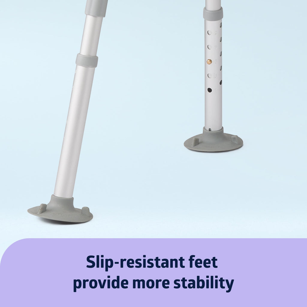 Adjustable Transfer Bench with Slip-resistant Feet V3378