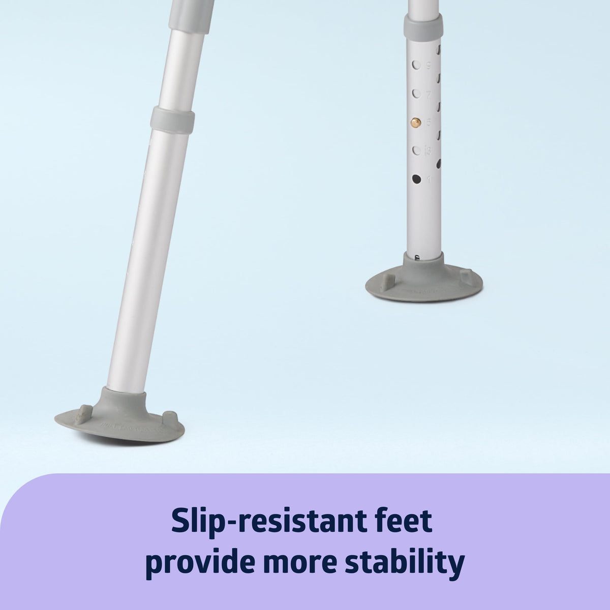 Adjustable Transfer Bench with Slip-resistant Feet V3378