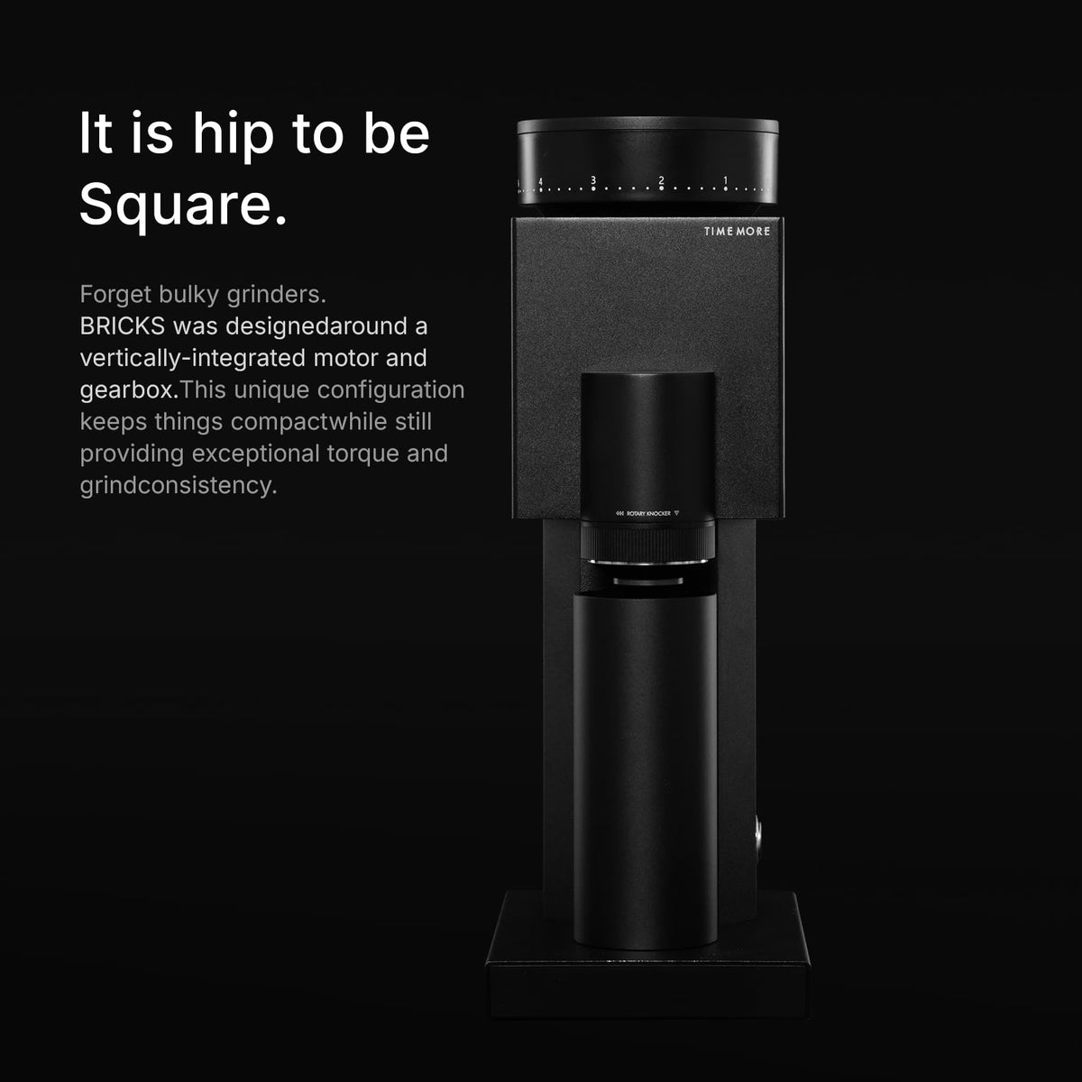 Electric Coffee Grinder 150 Adjustable Settings Stainless Steel Black K3362