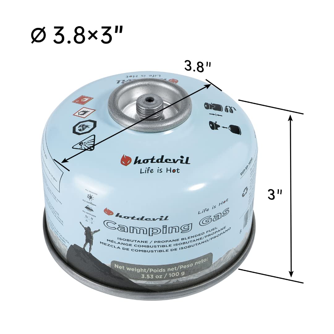 Isobutane Propane Butane Camping Fuel Canister 100 Gram P908