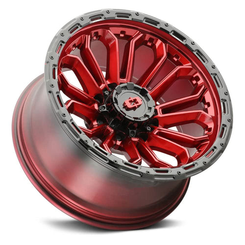 20x9 8x170 Red Wheel Rim L98883