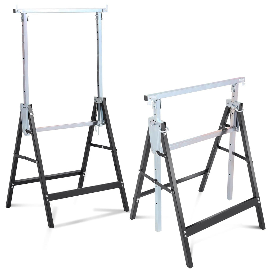 2-Pack 7-Level Adjustable Folding Sawhorse N317