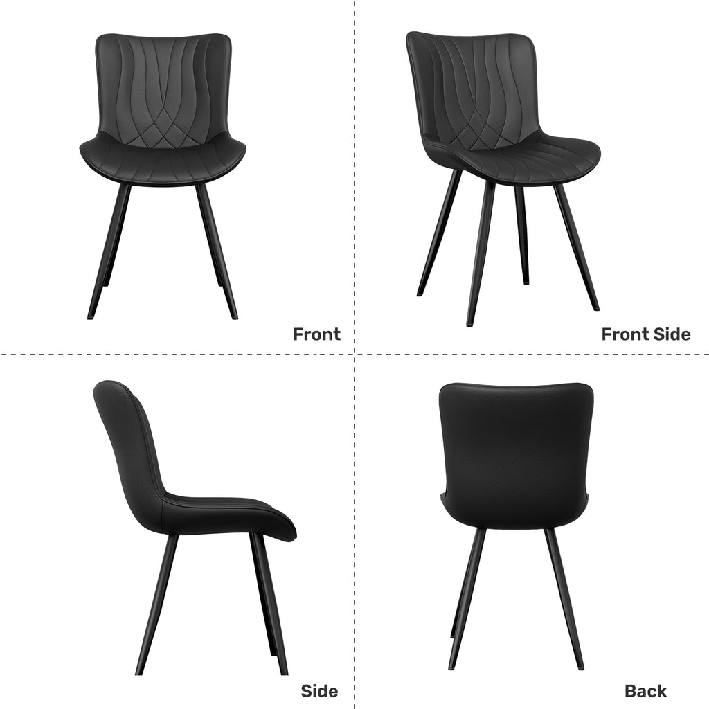 PU Leather Dining Chair Set of 4 B994396