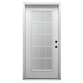 Steel Primed Left Hand In-Swing 15 Lite Clear Glass Front Door Z877862