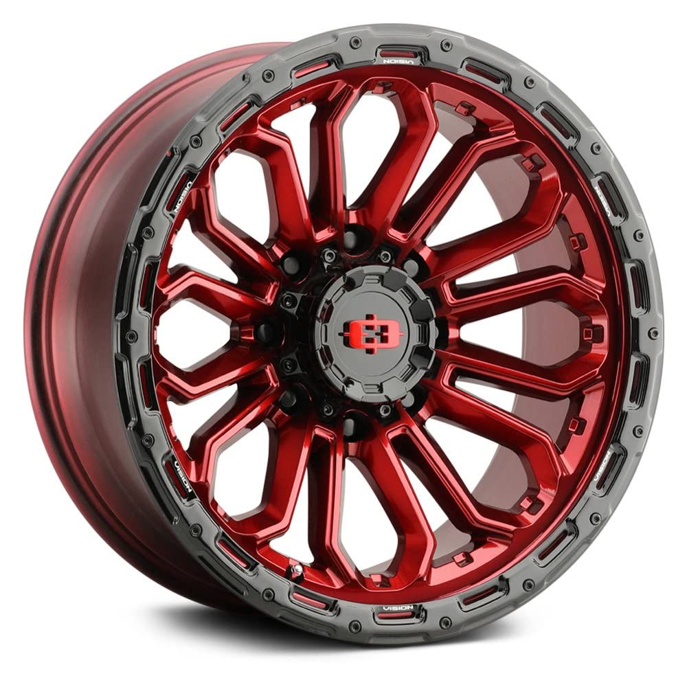 20x9 8x170 Red Wheel Rim L98883