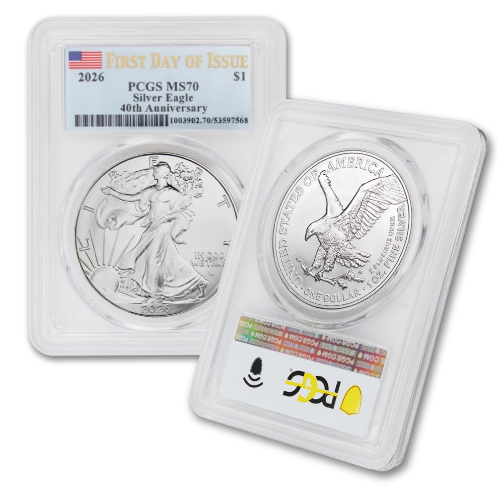 1 oz American Silver Eagle Coin MS-70 Q61420