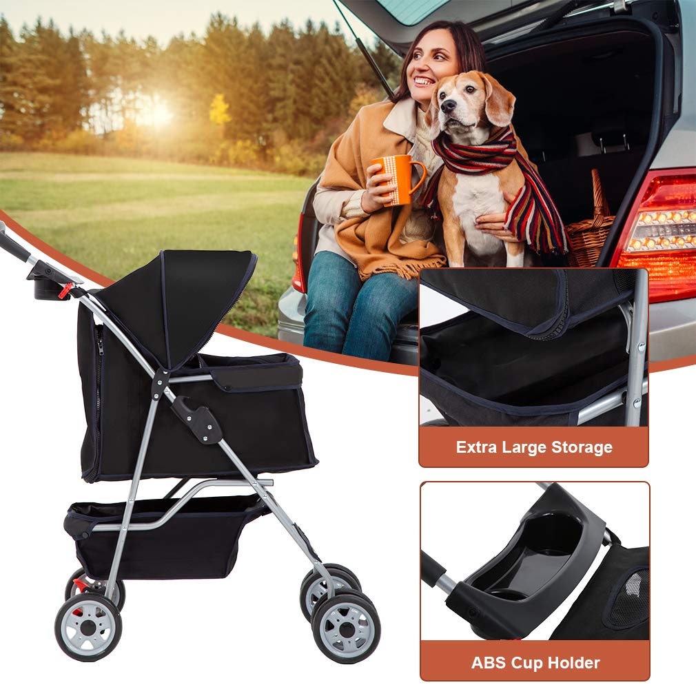 Foldable Pet Stroller P427538