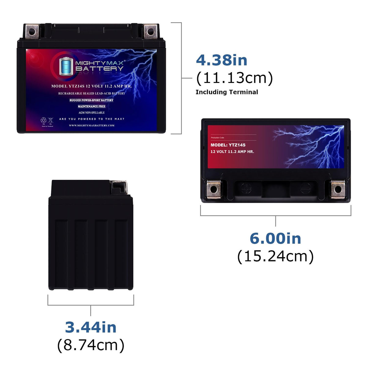 12V Battery with 2Amp Charger M5295