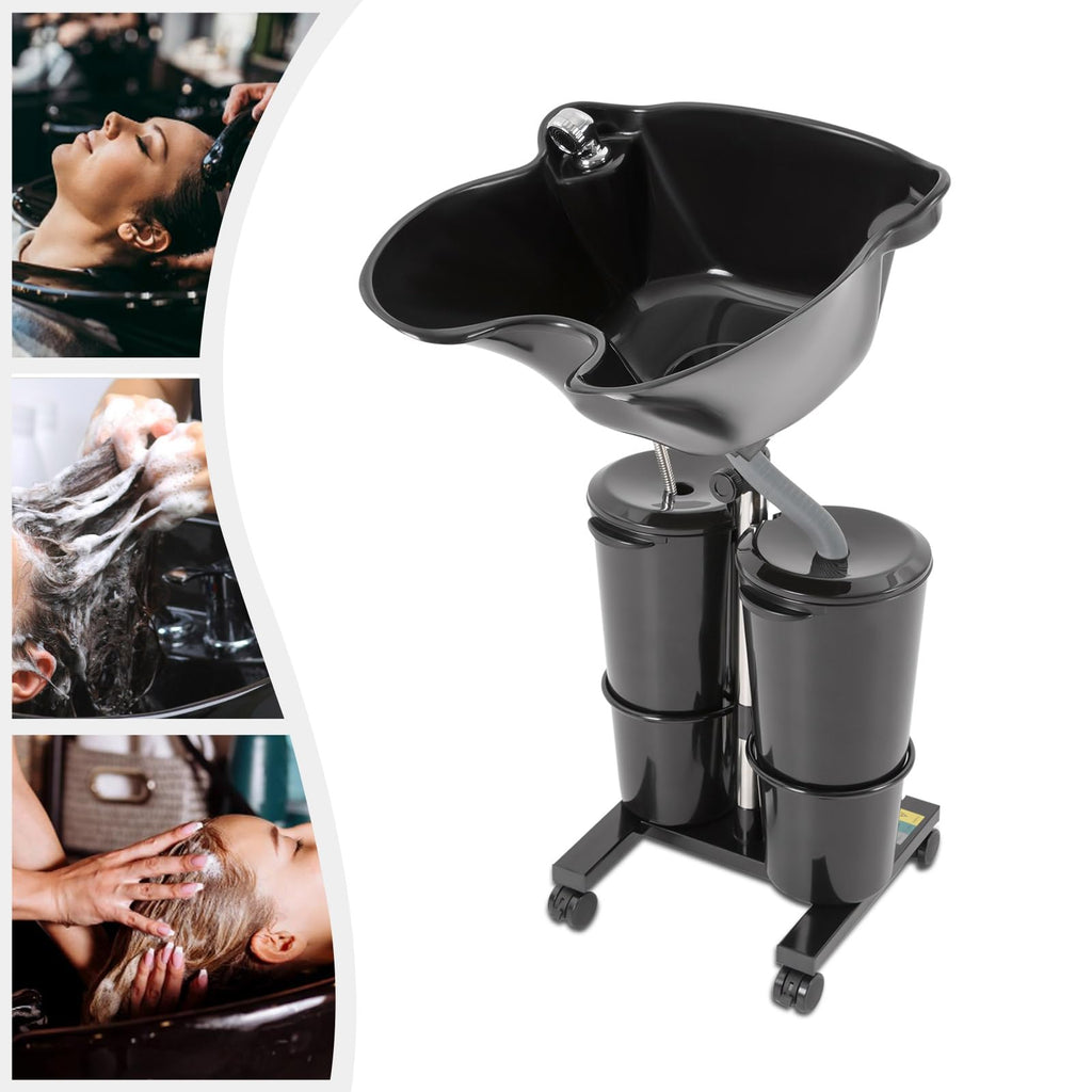 Portable Shampoo Bowl with Electric Pump and Foot Pedal U4063
