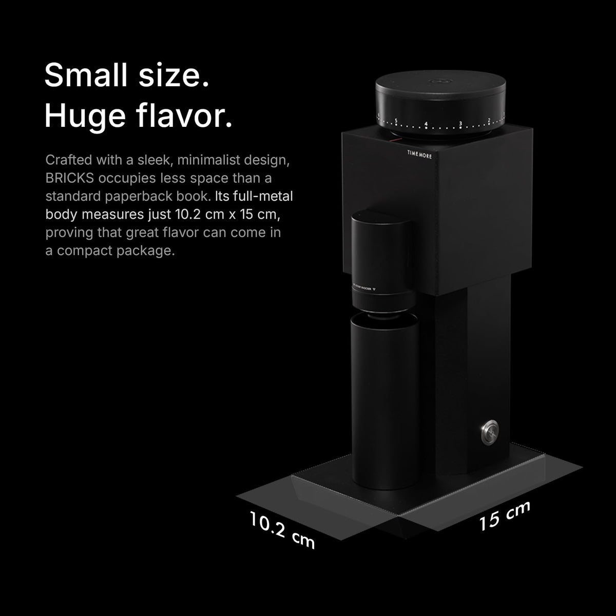 Electric Coffee Grinder 150 Adjustable Settings Stainless Steel Black K3362