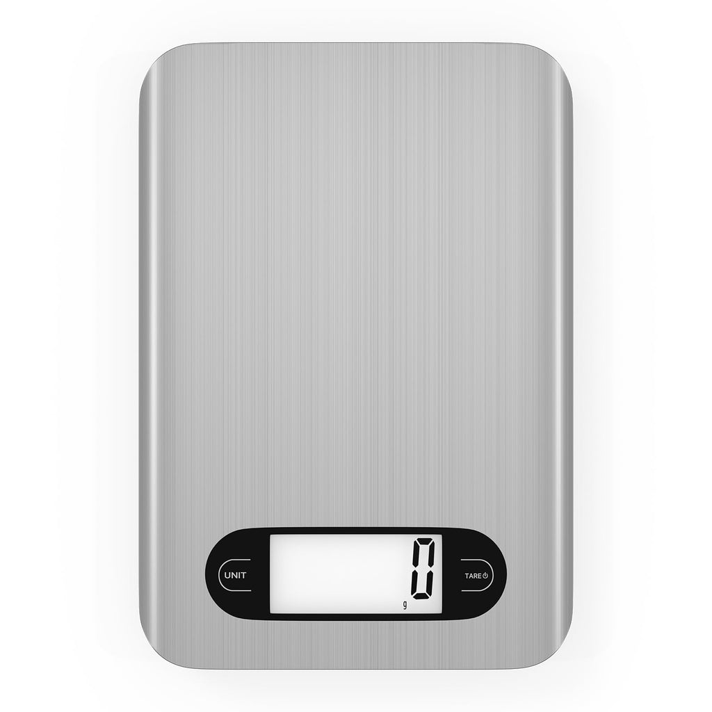 Digital Kitchen Scale 17 Pounds Capacity Stainless Steel M9428