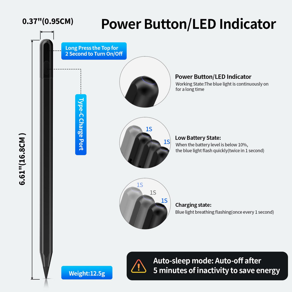 Black iPad Pencil E390