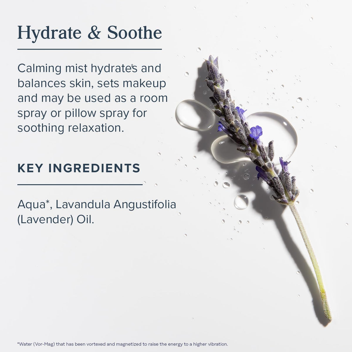Lavender Water Mist Face and Body Spray 8oz E826