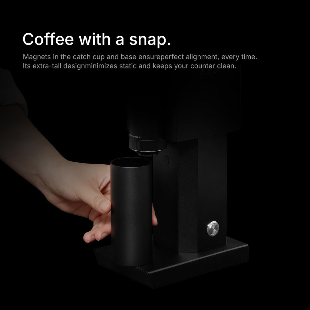 Electric Coffee Grinder 150 Adjustable Settings Stainless Steel Black K3362