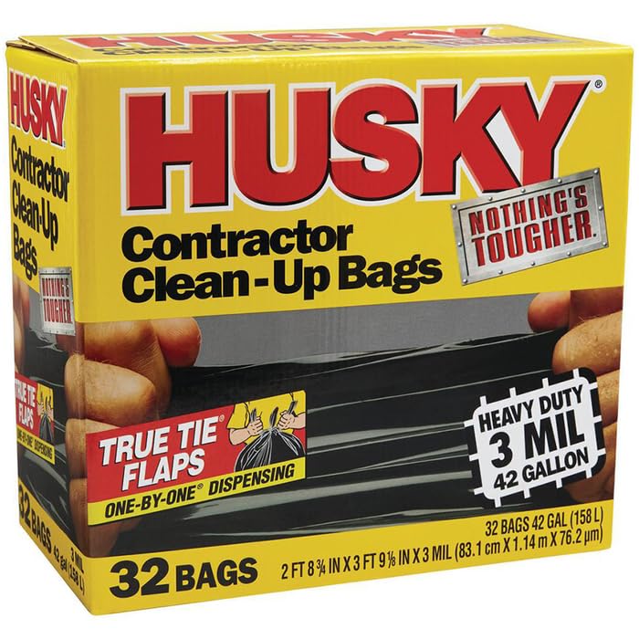 42 gal 3-Mil Contractor Trash Bag H347027