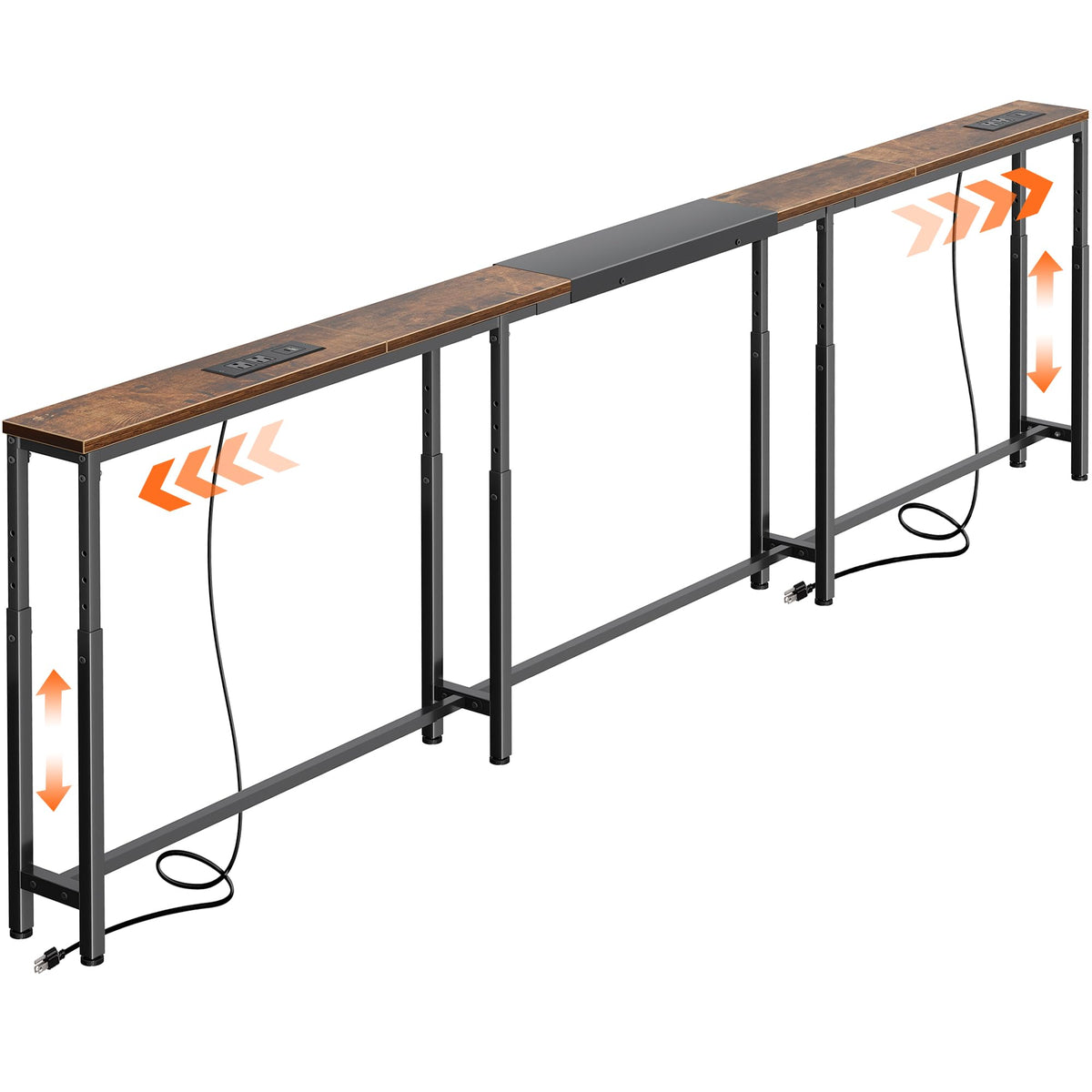 Narrow Console Table with Power Outlets & USB-C L250