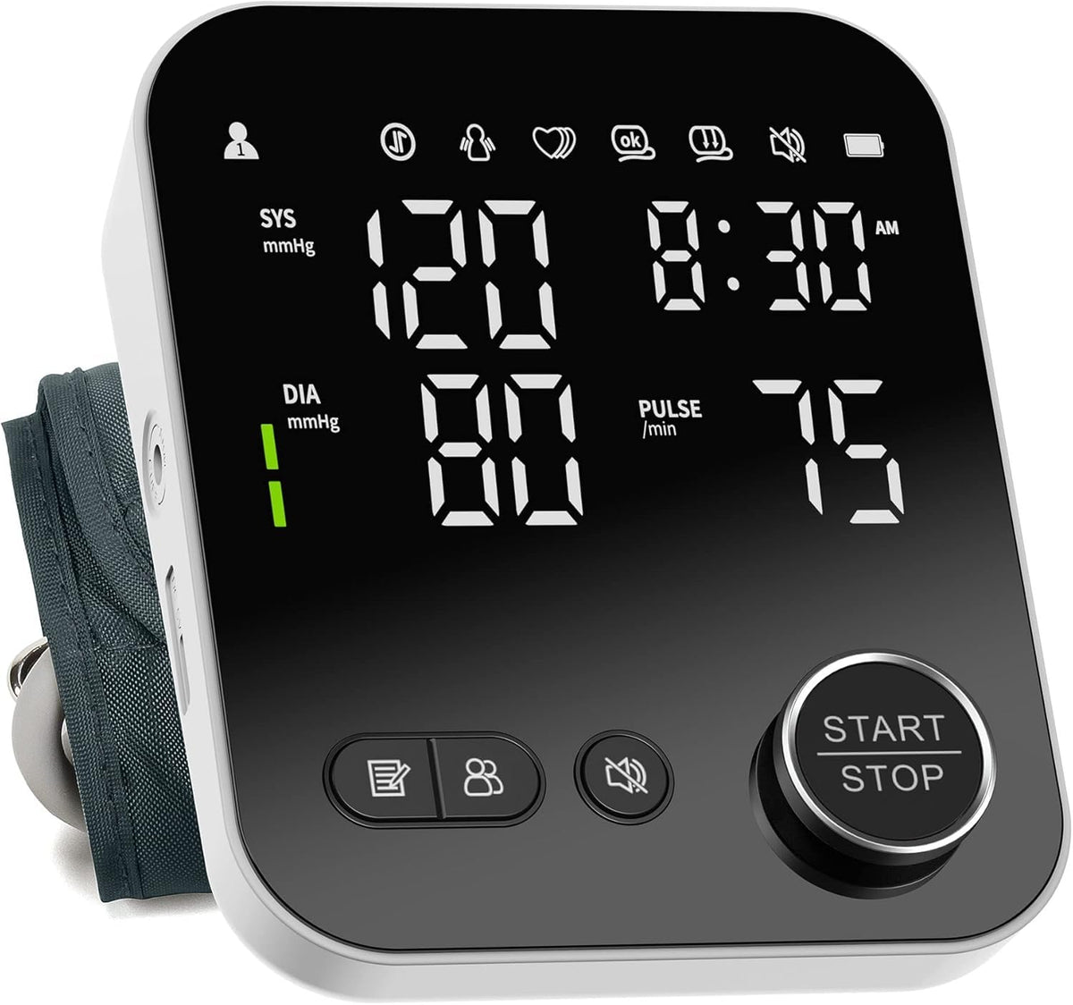 Blood Pressure Monitor Upper Arm BP Cuff with Storage Bag Y728346