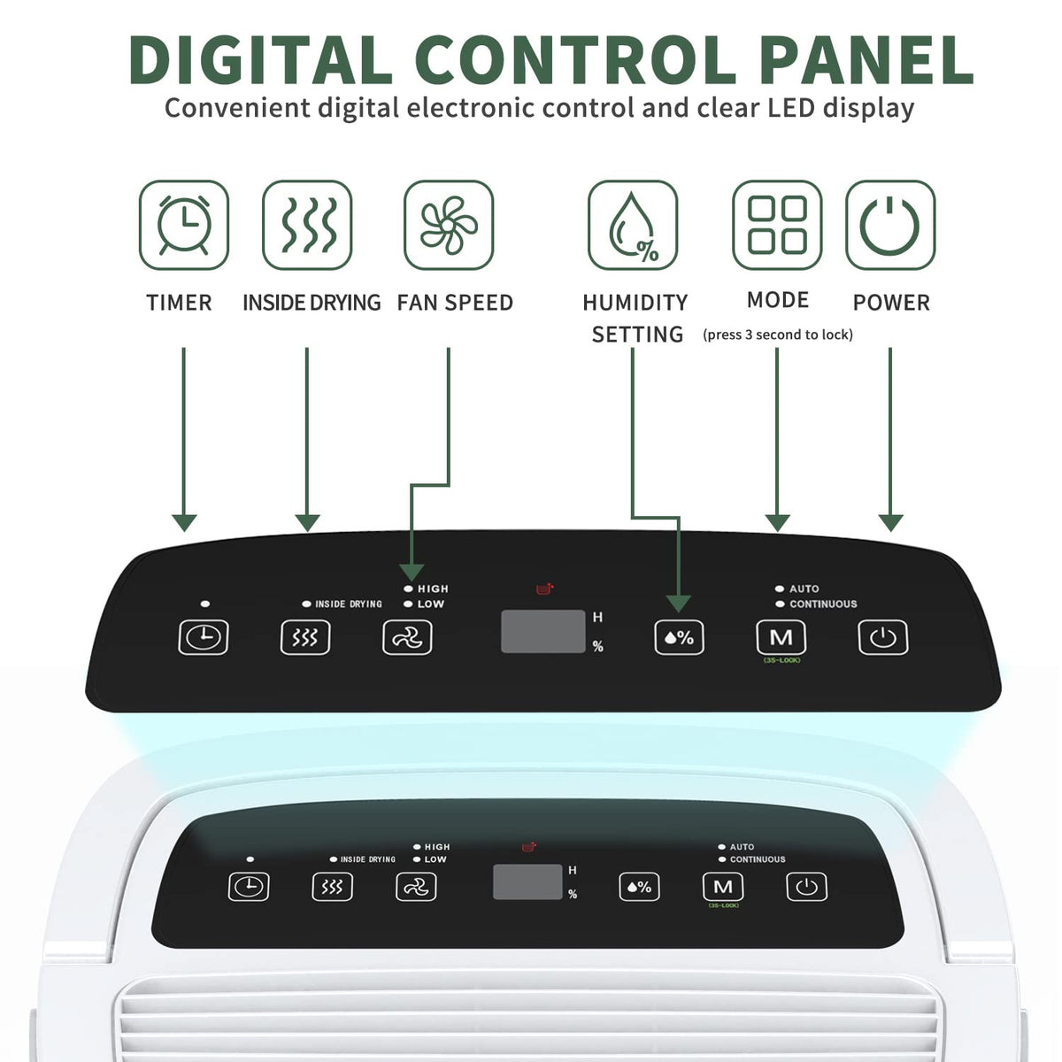 6,000 Sq.Ft Energy Star Dehumidifier with WIFI D923