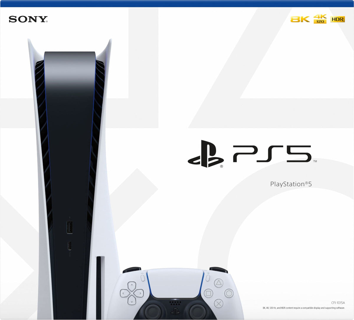 Disc Version Console - 4K-TV Gaming, 16GB GDDR6 RAM, 8K Output, WiFi 6, 825GB SSD W58348