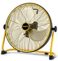 20" Portable Battery Operated Metal Floor Fan S164