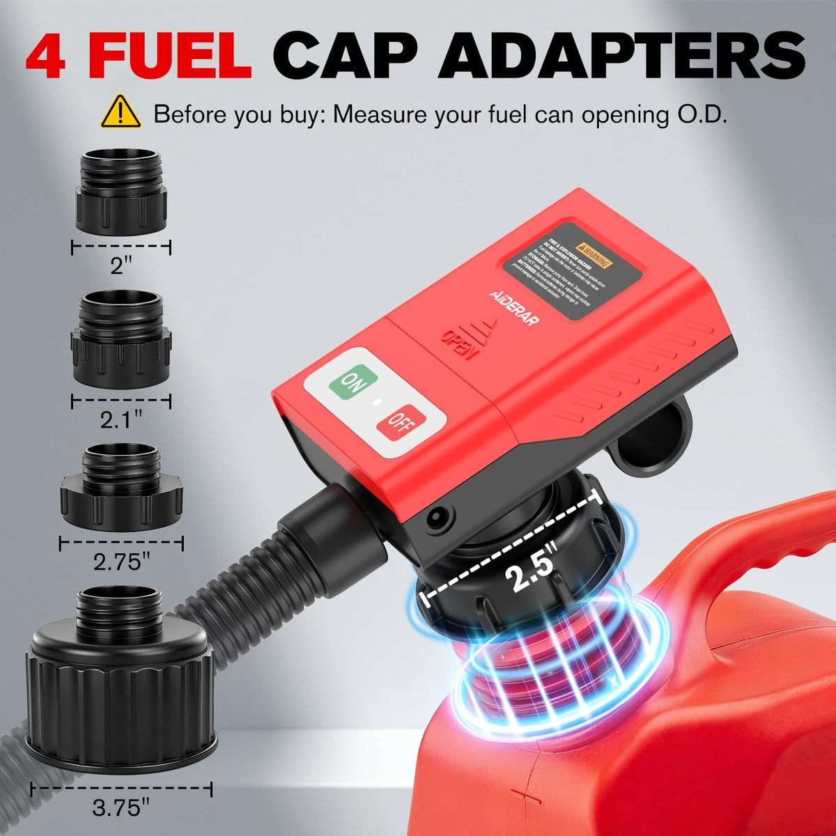 Battery Operated Fuel Transfer Pump with Auto-Stop I3993