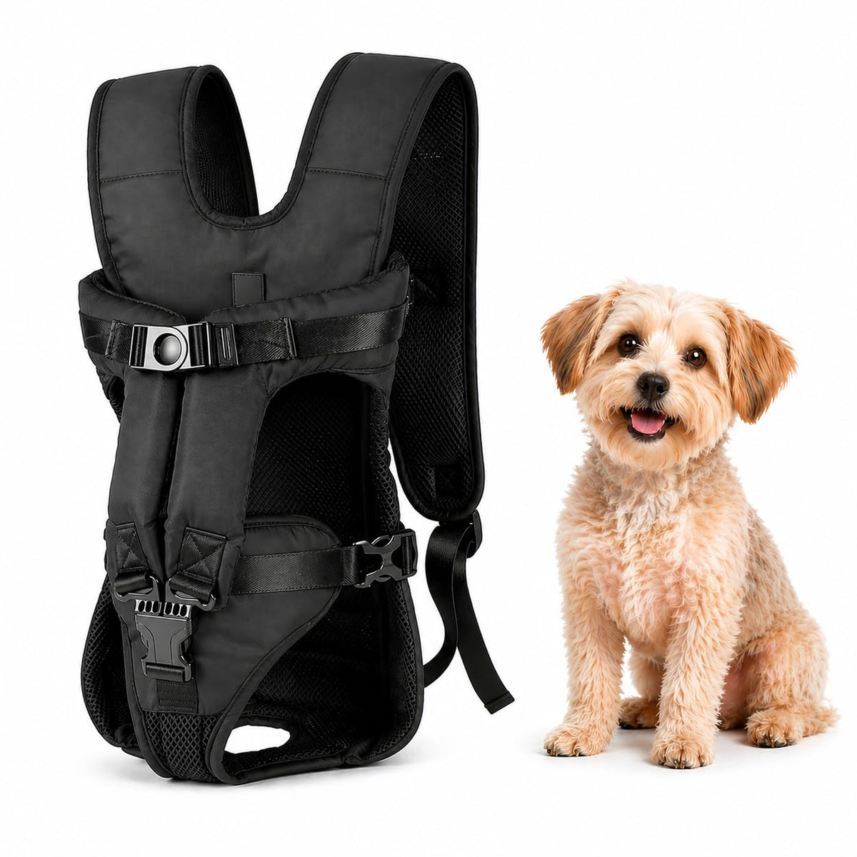 Legs Out Front Pet Carrier Backpack for Small Medium Dogs Cats up to 25lbs Z12557