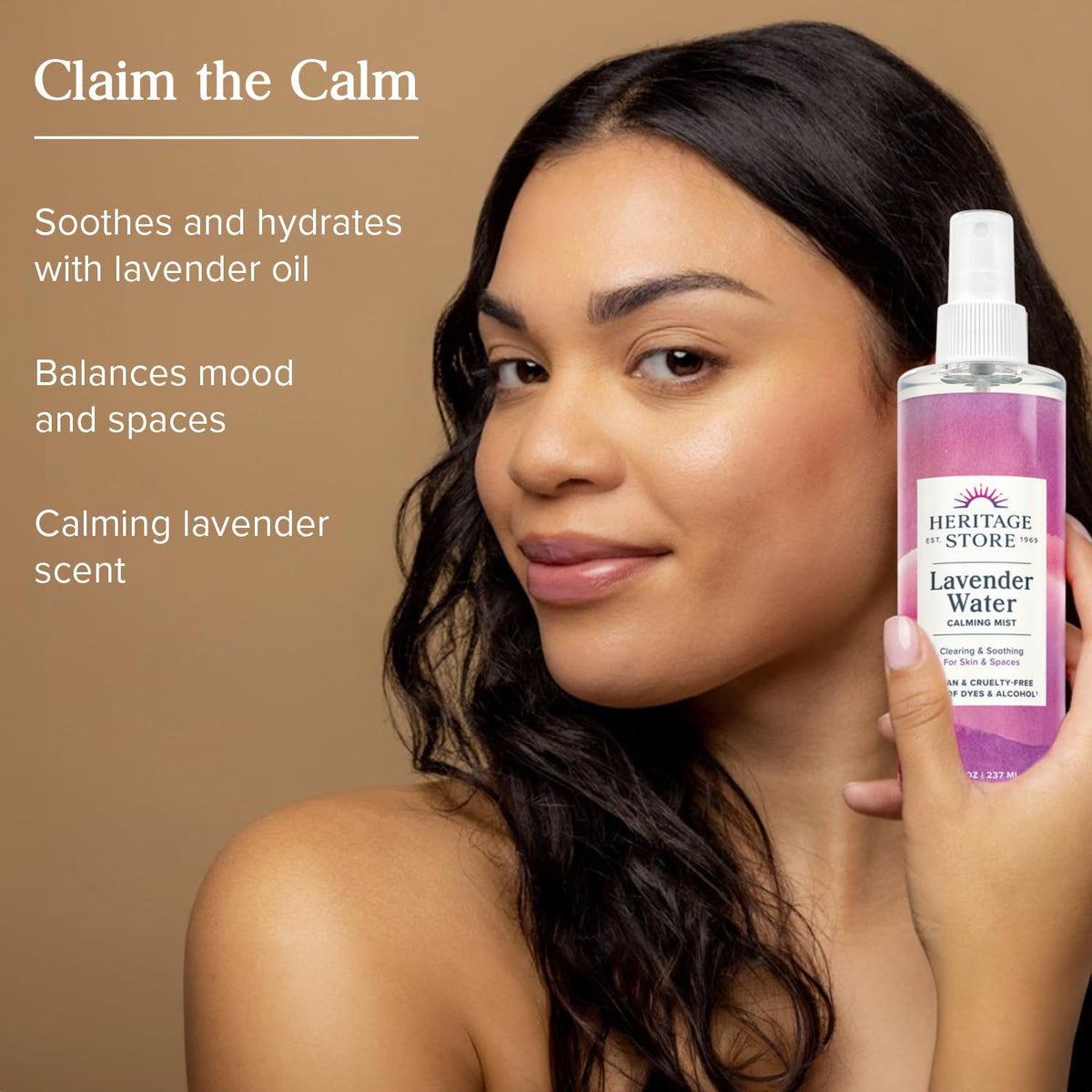 Lavender Water Mist Face and Body Spray 8oz E826