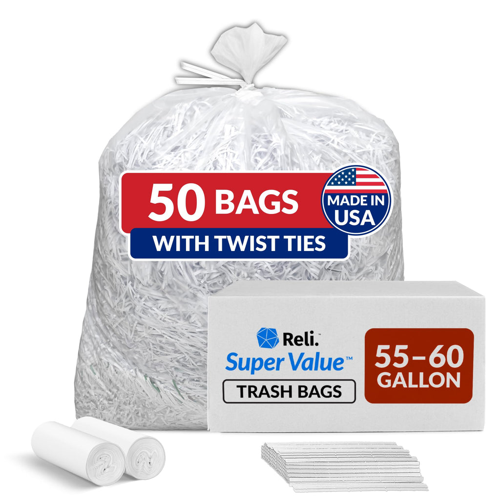 55-60 Gallon Heavy Duty Trash Bags Z48284