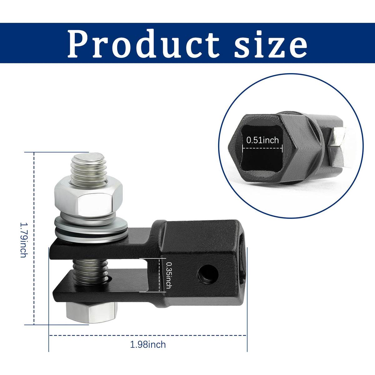 Scissor Jack Adapter for 1/2" Impact Drills Z501
