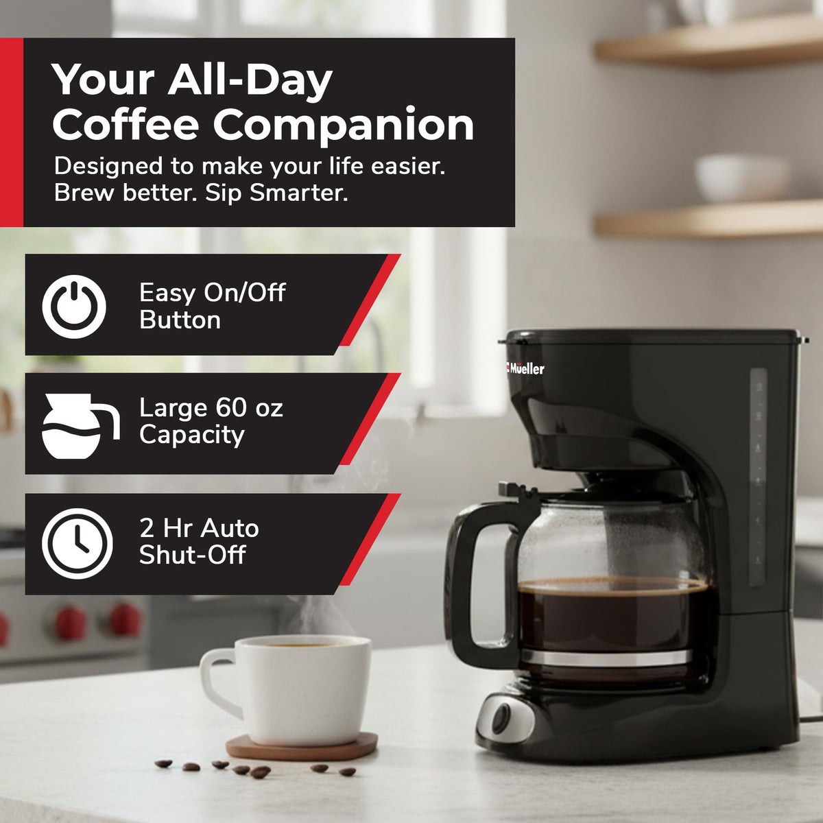 12-Cup Drip Coffee Maker S50188