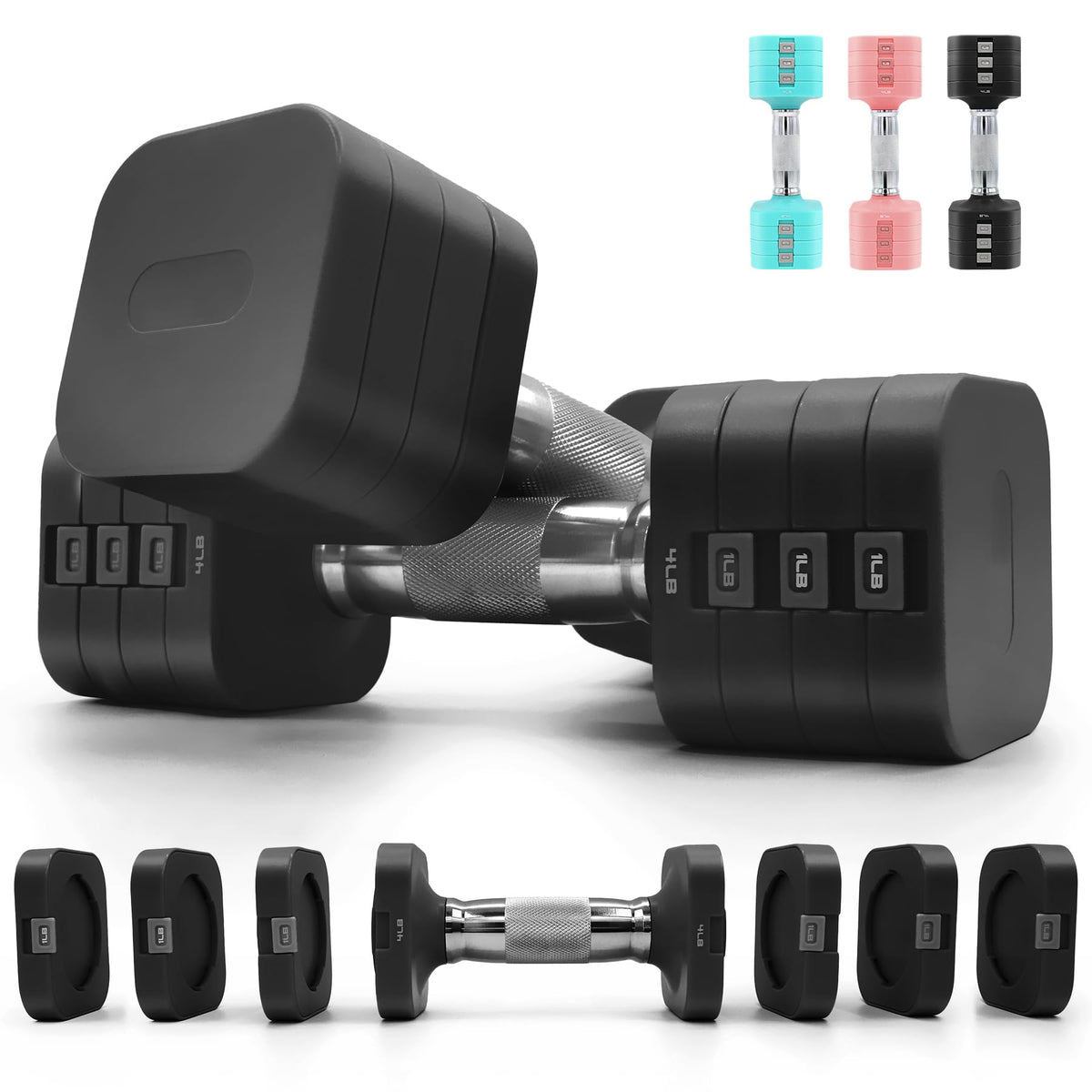 Adjustable Dumbbell Set of 2, 20 LB Z28731