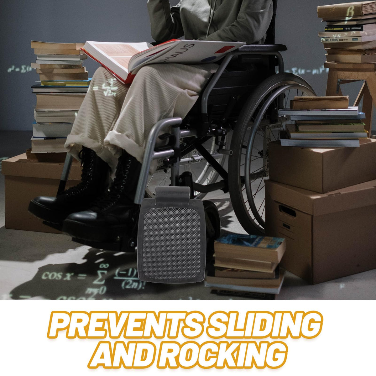 Plastic Wheelchair Footrest 1 Pair M651