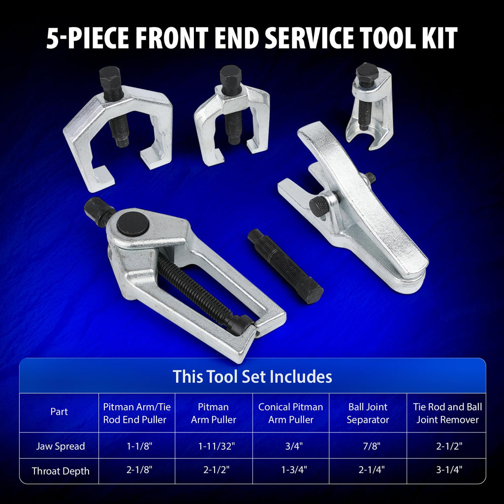 5pc Ball Joint Separator and Removal Tool Set Y740828