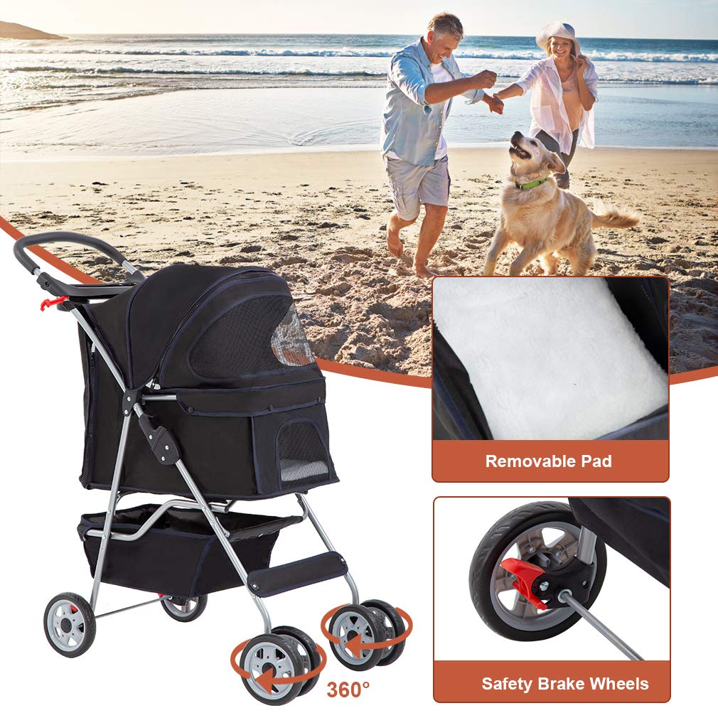 Foldable Pet Stroller P427538