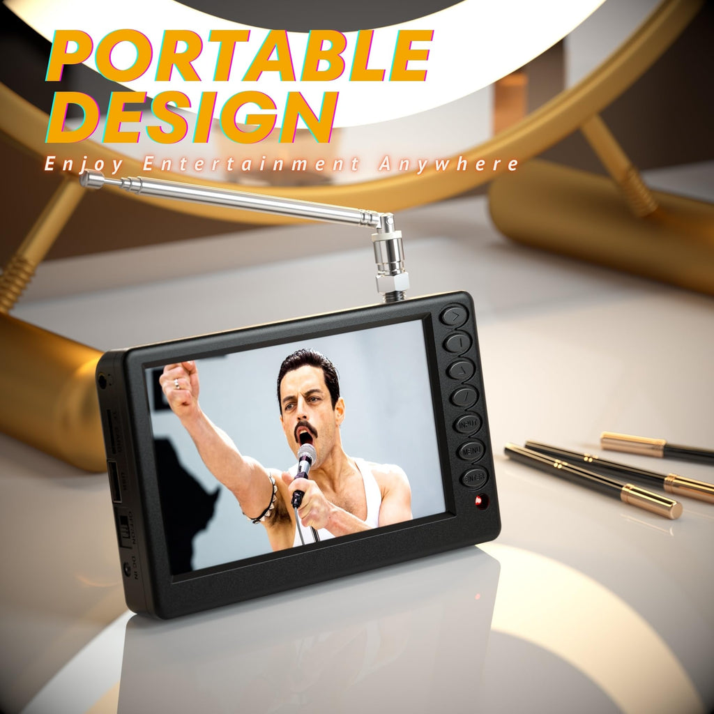 5 Inch Portable Mini TV with Remote O7265