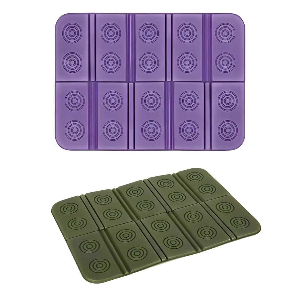 2 Pcs Waterproof Folding Foam Seat Cushion V660328