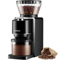 Conical Burr Electric Coffee Grinder 35 Settings Black Y88921