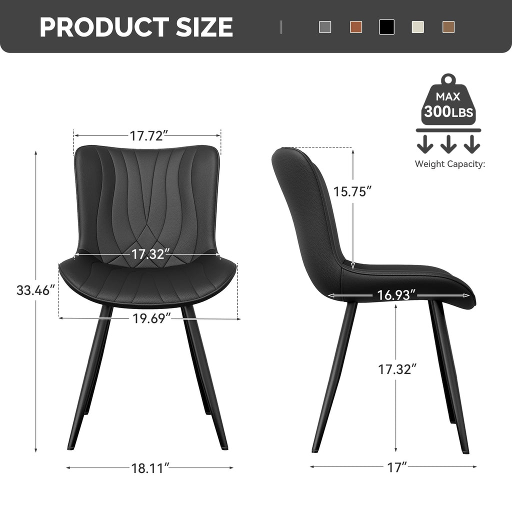 PU Leather Dining Chair Set of 4 B994396